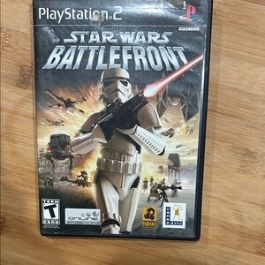 Sony PlayStation 2 Star Wars Battlefront - Black and White Case